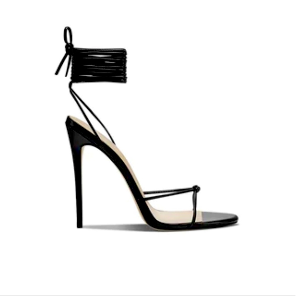 Femme LA Athens lace up heels - size 37 NEVER WORN- brand new
